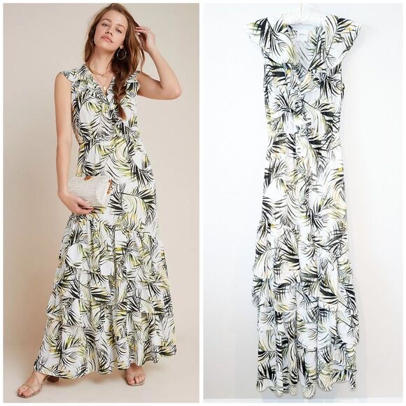 Misa Los Angeles Dresses & Skirts - MISA Maxine Palm Print Maxi Dress